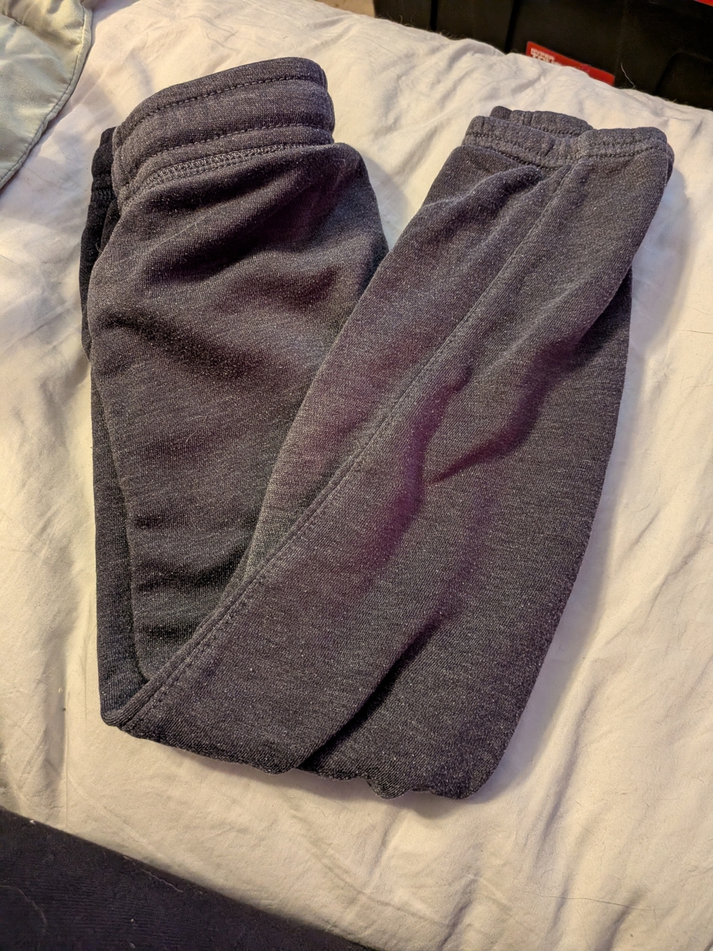 Kids Black Fleece Jogger Pants - Unbranded